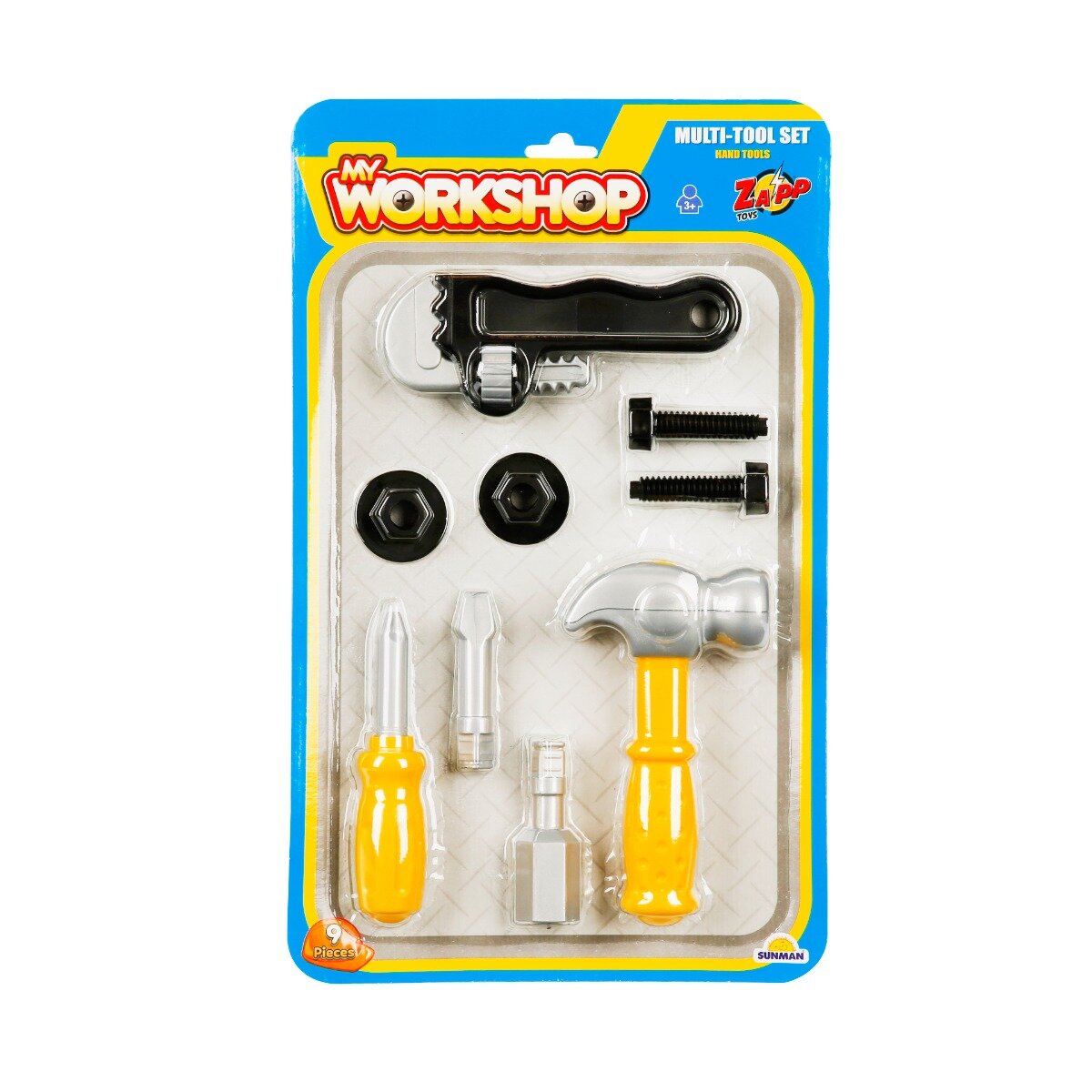 Zapp Toys Set unelte pentru constructie 9 piese