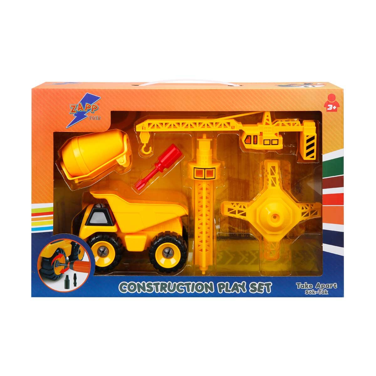 Zapp Toys Set vehicul de constructie si accesorii Basculanta