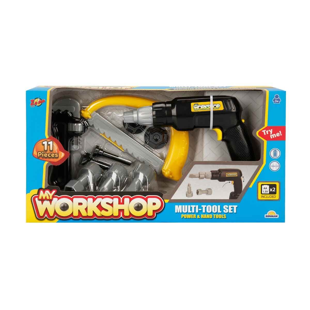 Zapp Toys Trusa de scule cu surubelnita electrica 11 piese