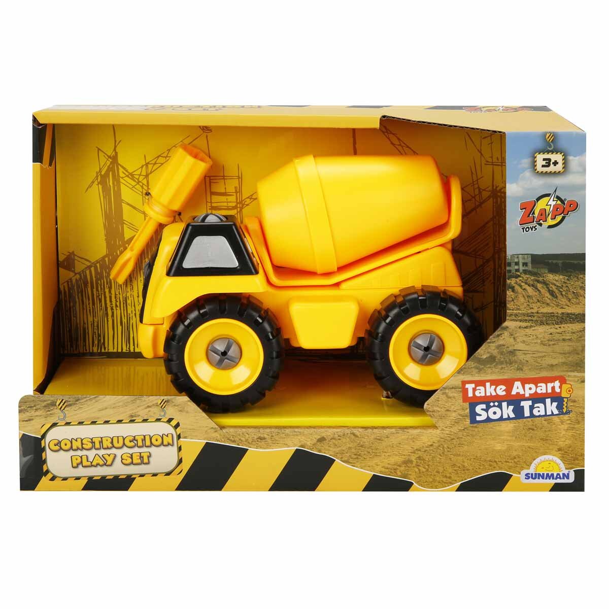 Zapp Toys Vehicul de constructie cu surubelnita Betoniera