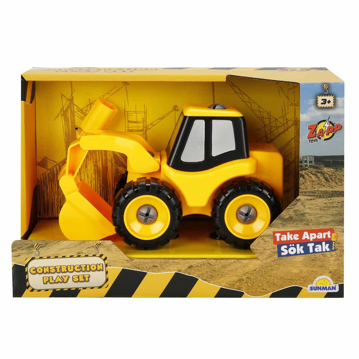 Zapp Toys Vehicul de constructie cu surubelnita Excavator