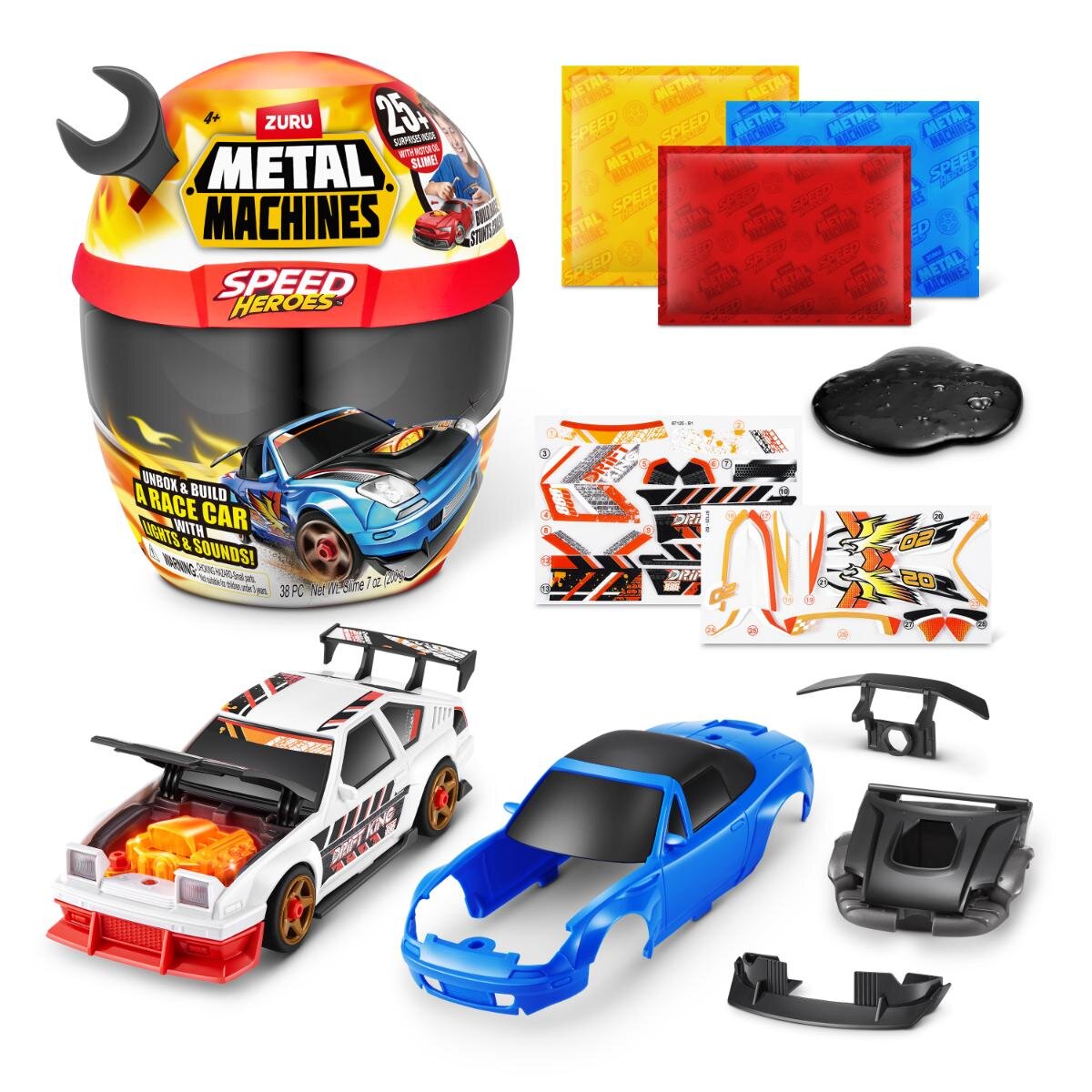 Zuru Set de constructie masina Metal Machines Speed Heroes